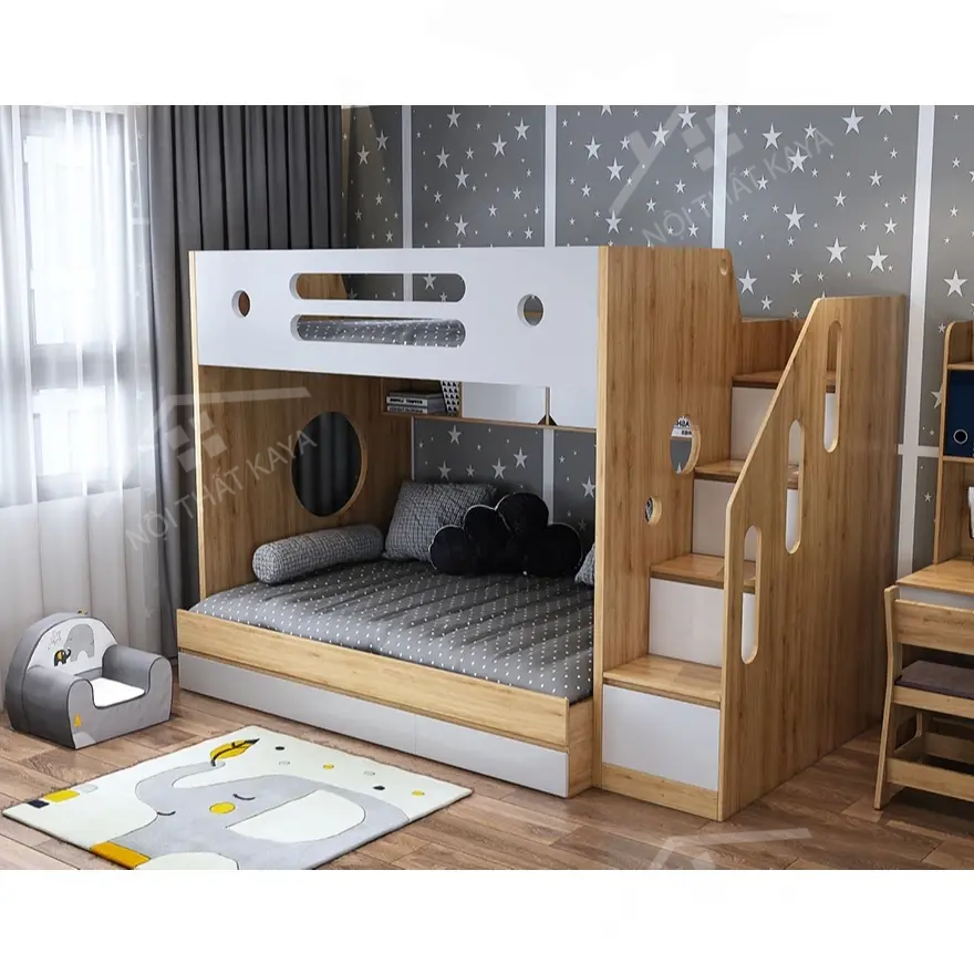 Giường Tầng Gỗ Công Nghiệp 045 (7)