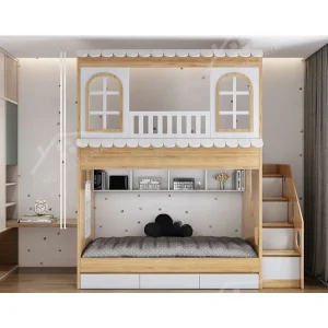 Giường Tầng Gỗ Công Nghiệp 046 (2)