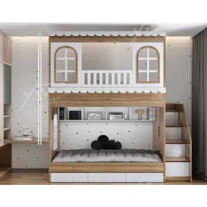 Giường Tầng Gỗ Công Nghiệp 046 (4)