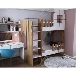 Giường Tầng Gỗ Công Nghiệp 050 (2)