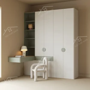 Tủ Quần áo Kết Hợp Bàn Học (7)