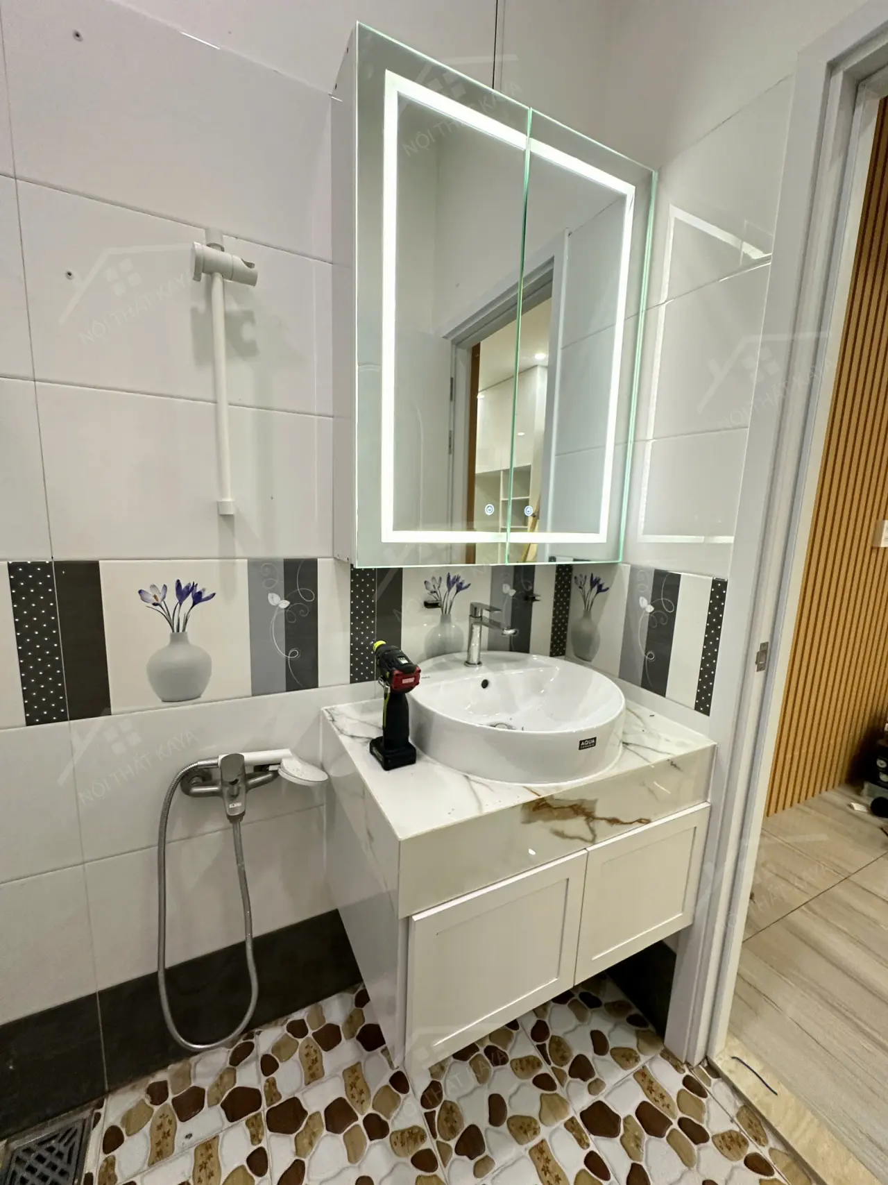 Nhà Anh Hoàng - Gò Vấp - Bếp Và Phòng Khách (12)