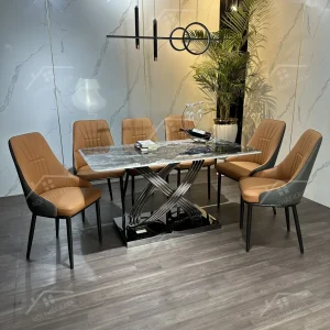Bộ Bàn Ghế Nhập Khẩu Alice - 6 Ghế - K12 (1)