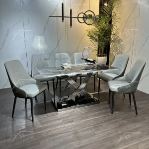 Bộ Bàn Ghế Nhập Khẩu Alice - 6 Ghế - K12 (2)