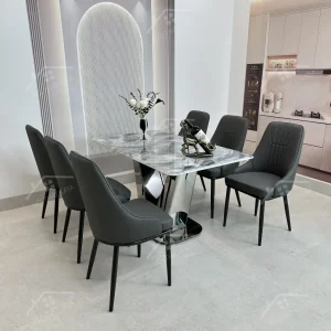 Bộ Bàn Ghế Nhập Khẩu Alice - 6 Ghế - K20