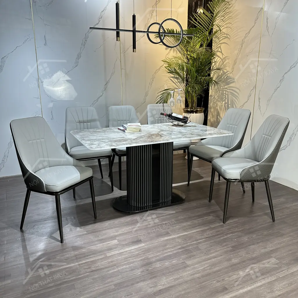Bộ Bàn Ghế Nhập Khẩu Alice - 6 Ghế - K37 (3)