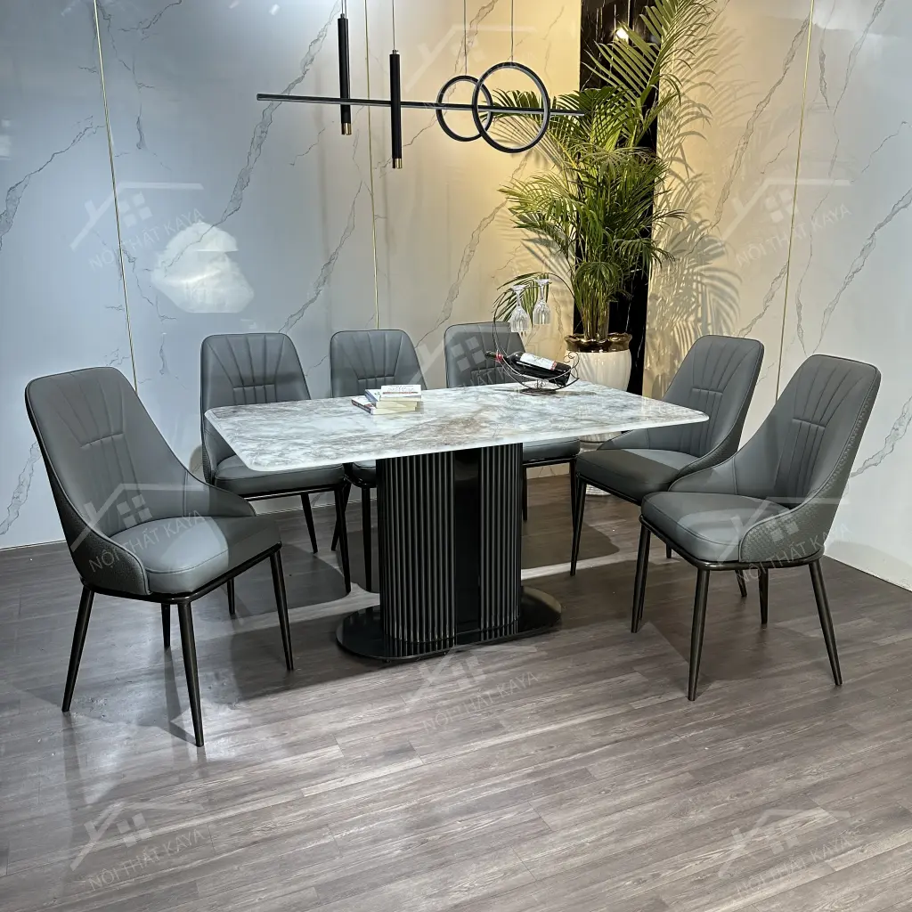 Bộ Bàn Ghế Nhập Khẩu Alice - 6 Ghế - K37 (5)