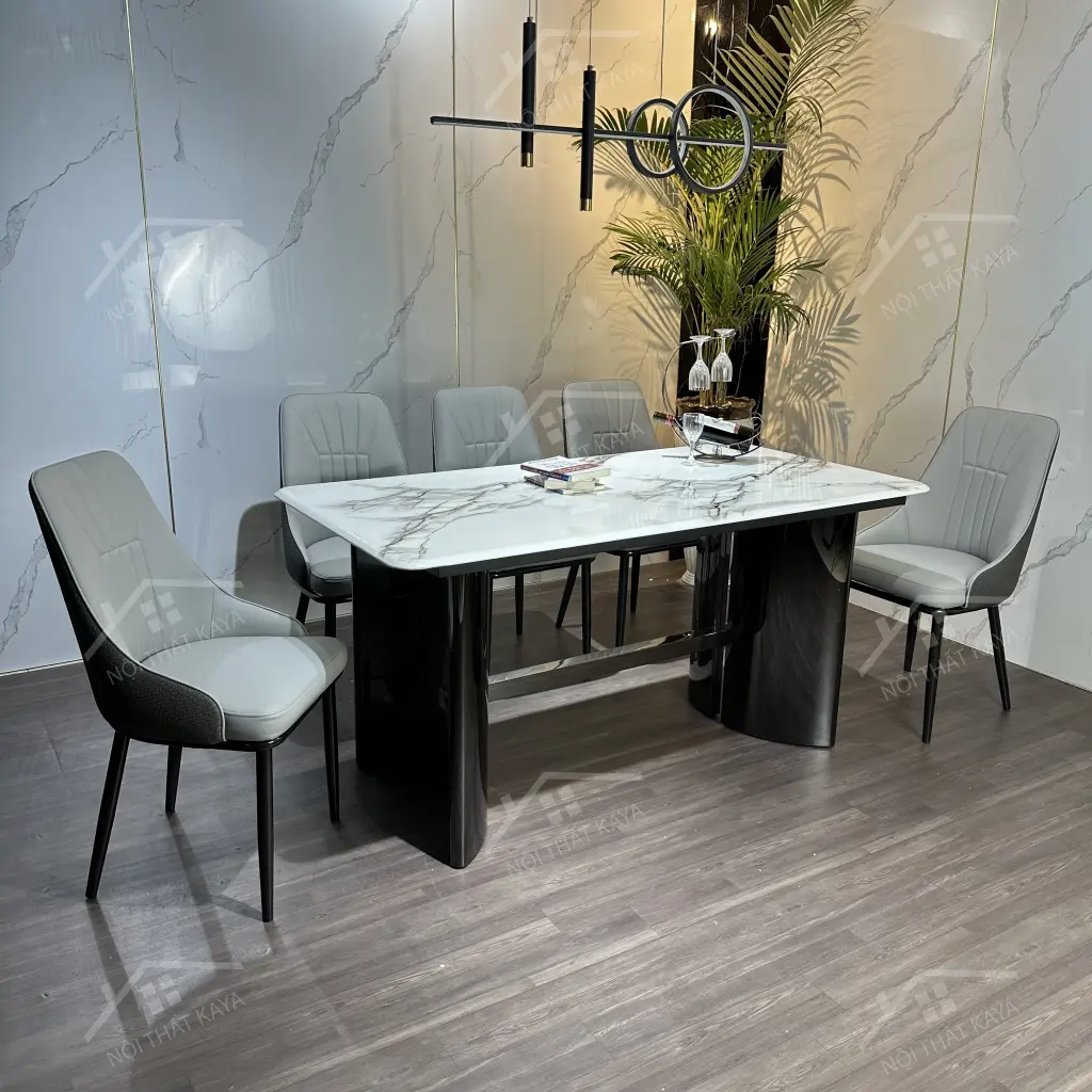 Bộ Bàn Ghế Nhập Khẩu Alice - 6 Ghế - K40 (1)
