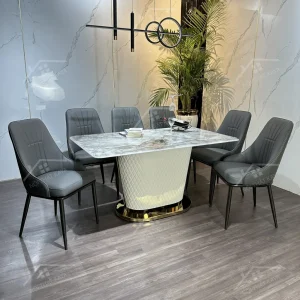 Bộ Bàn Ghế Nhập Khẩu Alice - 6 Ghế - K41 (1)