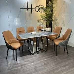 Bộ Bàn Ghế Nhập Khẩu Alice - 6 Ghế - K69