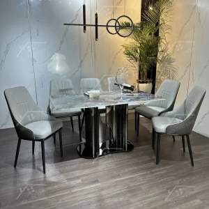 Bộ Bàn Ghế Nhập Khẩu Alice - 6 Ghế - K70 (1)