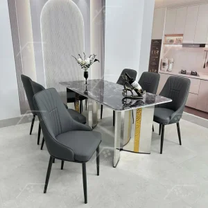 Bộ Bàn Ghế Nhập Khẩu Alice - 6 Ghế - K71 (1)