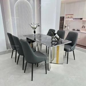 Bộ Bàn Ghế Nhập Khẩu Alice - 6 Ghế - K71 (2)