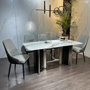 Bộ Bàn Ghế Nhập Khẩu Alice - 6 Ghế - K73 (1)