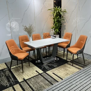 Bộ Bàn Ghế Nhập Khẩu Alice - Kéo Dài 6 Ghế Chữ U (1)