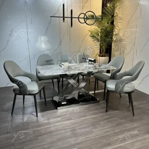 Bộ Bàn Ghế Nhập Khẩu Alix - 6 Ghế - K12 (1)