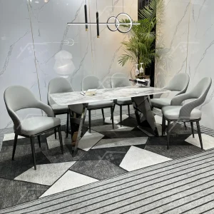Bộ Bàn Ghế Nhập Khẩu Alix - 6 Ghế - K63 (1)
