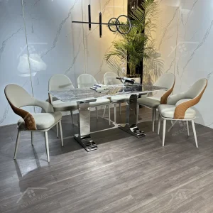 Bộ Bàn Ghế Nhập Khẩu Alix - 6 Ghế - K64 (2)