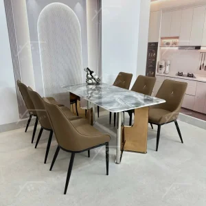 Bộ Bàn Ghế Nhập Khẩu Beyli - 6 Ghế - K80 (2)