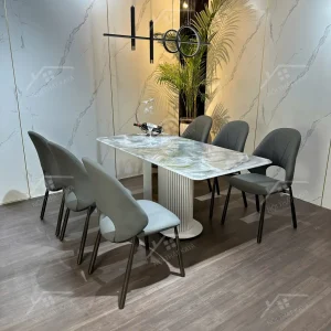 Bộ Bàn Ghế Nhập Khẩu Cleo - 6 Ghế - K37 (2)