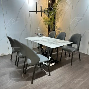 Bộ Bàn Ghế Nhập Khẩu Cleo - 6 Ghế - K66