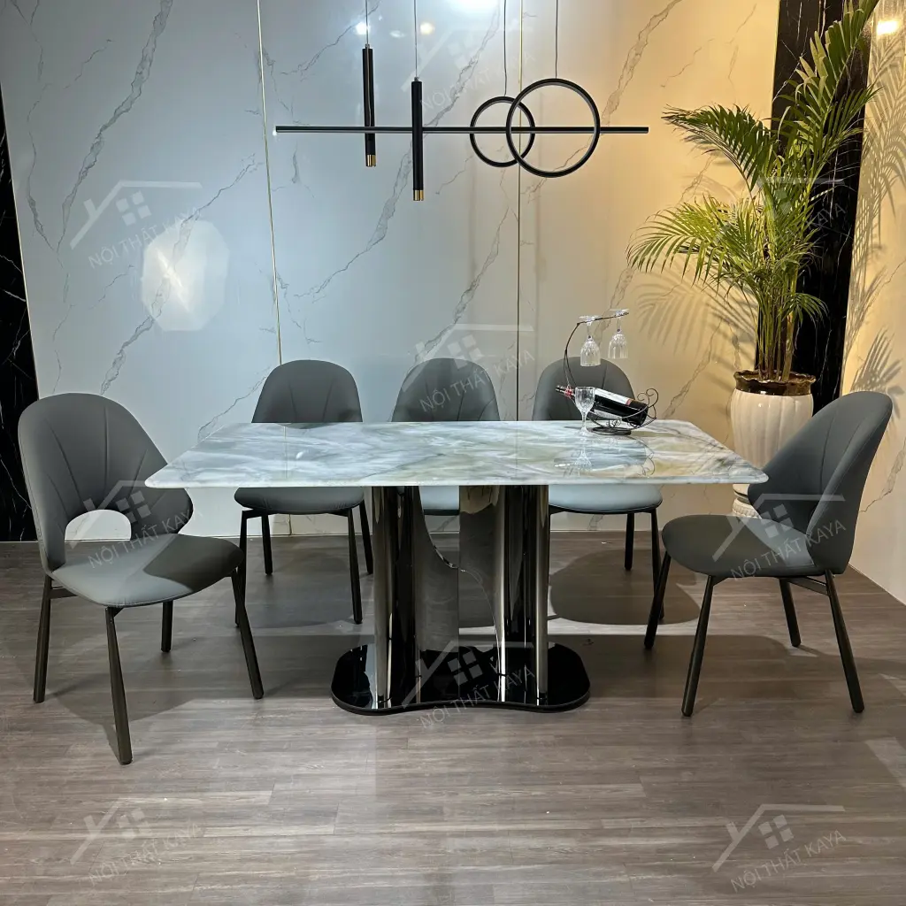 Bộ Bàn Ghế Nhập Khẩu Cleo - 6 Ghế - K70 (2)
