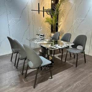 Bộ Bàn Ghế Nhập Khẩu Cleo - 6 Ghế - K75 (1)