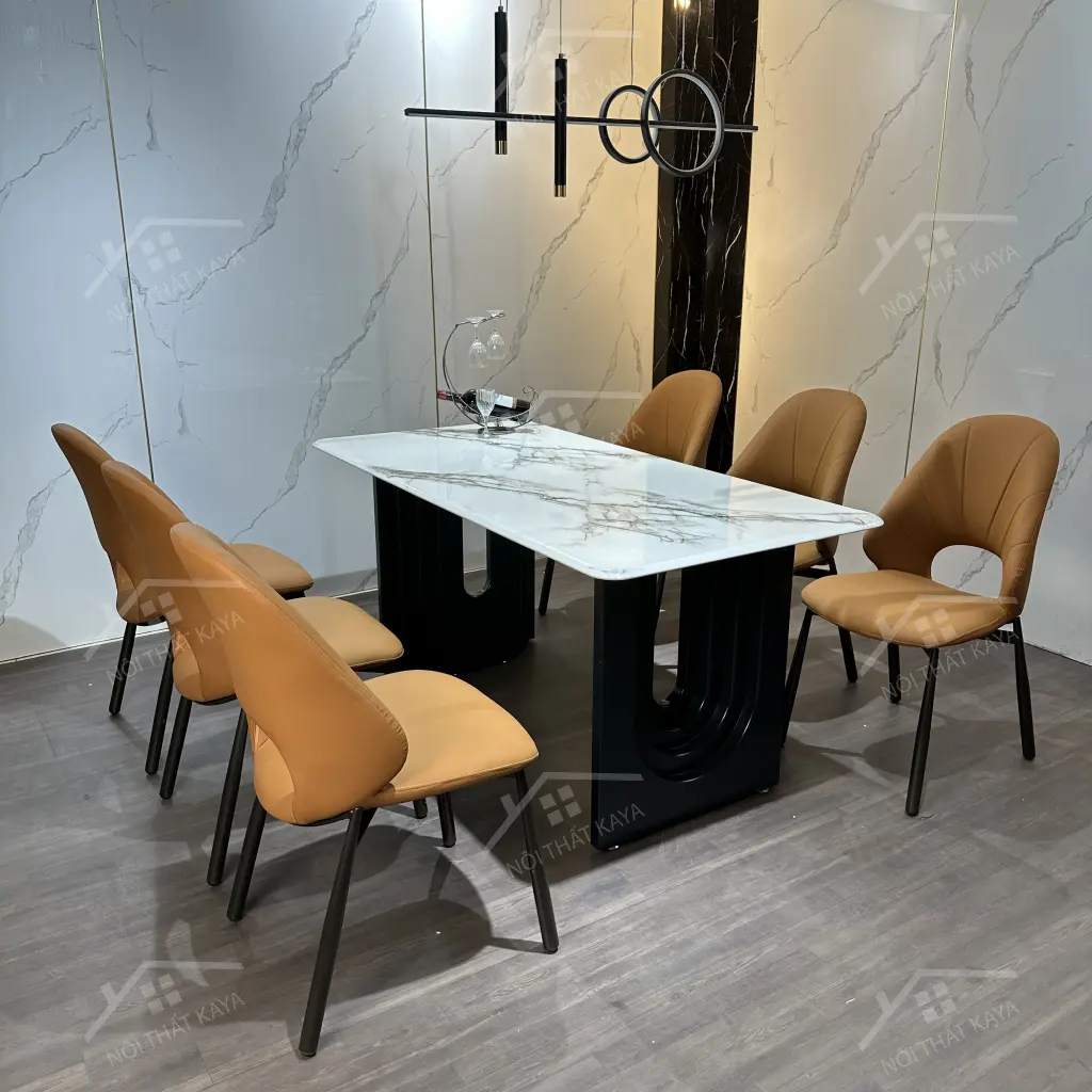 Bộ Bàn Ghế Nhập Khẩu Cleo - 6 Ghế - K76 (1)