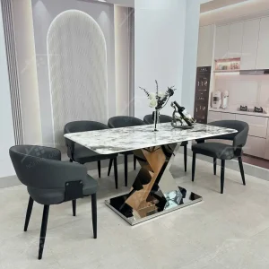 Bộ Bàn Ghế Nhập Khẩu Duke - 6 Ghế - K09 (2)