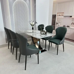 Bộ Bàn Ghế Nhập Khẩu Ella - 6 Ghế - K09