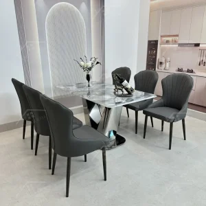 Bộ Bàn Ghế Nhập Khẩu Ella - 6 Ghế - K20
