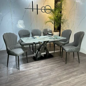 Bộ Bàn Ghế Nhập Khẩu Ella - 6 Ghế - K21