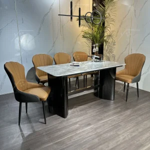 Bộ Bàn Ghế Nhập Khẩu Ella - 6 Ghế - K40