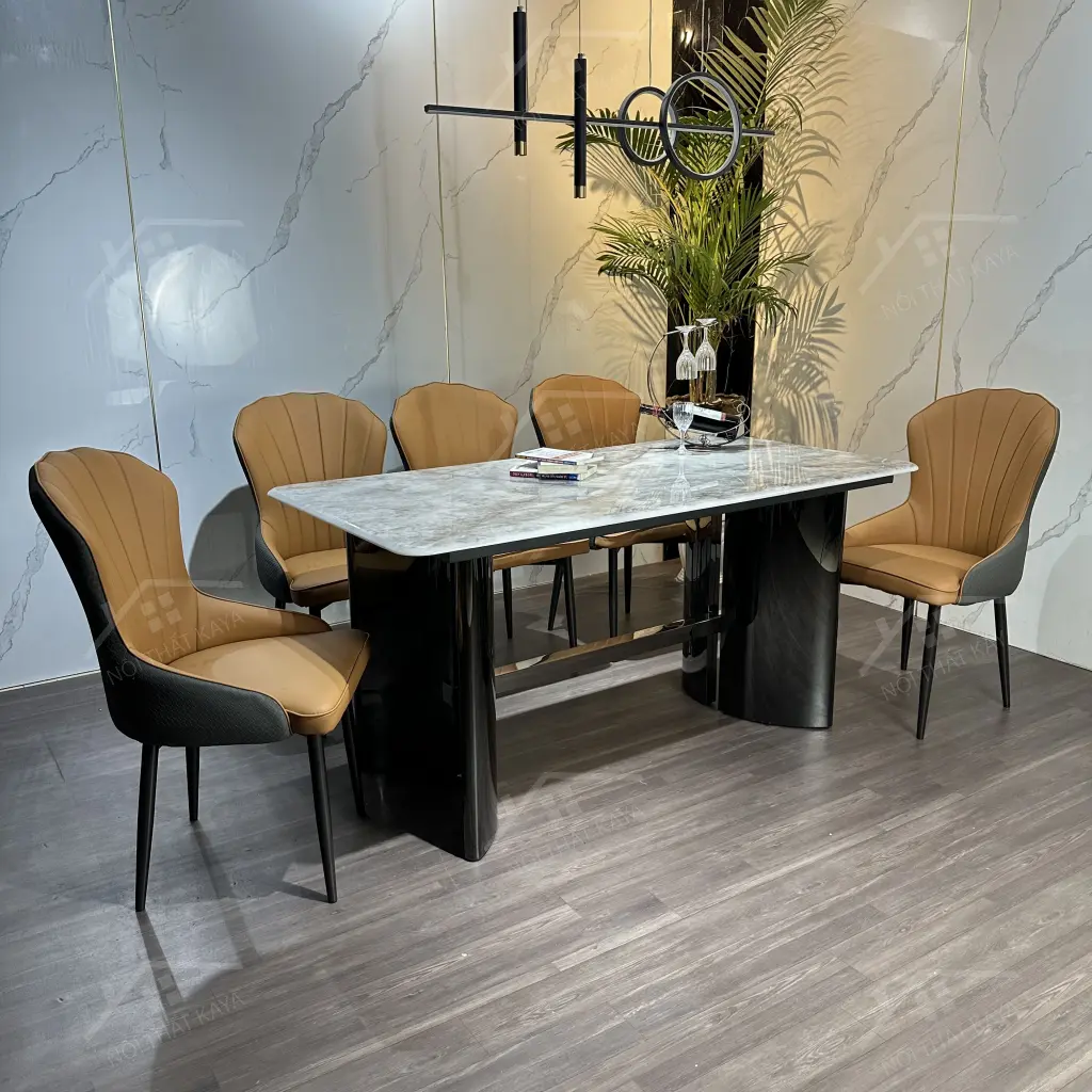 Bộ Bàn Ghế Nhập Khẩu Ella - 6 Ghế - K40
