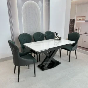 Bộ Bàn Ghế Nhập Khẩu Ella - 6 Ghế - K44