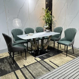 Bộ Bàn Ghế Nhập Khẩu Ella - 6 Ghế - K52