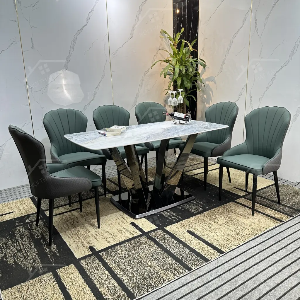 Bộ Bàn Ghế Nhập Khẩu Ella - 6 Ghế - K52