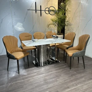 Bộ Bàn Ghế Nhập Khẩu Ella - 6 Ghế - K65