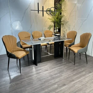 Bộ Bàn Ghế Nhập Khẩu Ella - 6 Ghế - K68