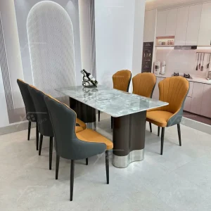 Bộ Bàn Ghế Nhập Khẩu Ella - 6 Ghế - K86