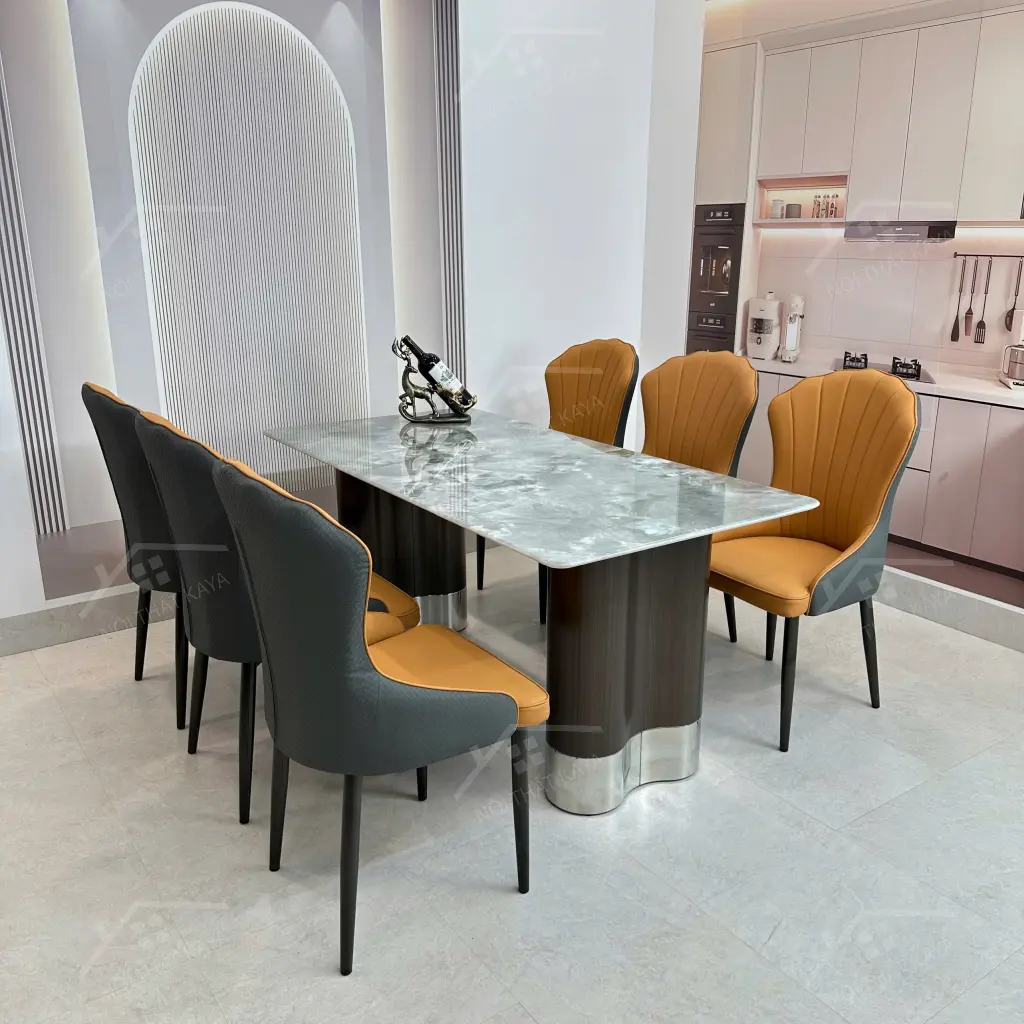 Bộ Bàn Ghế Nhập Khẩu Ella - 6 Ghế - K86