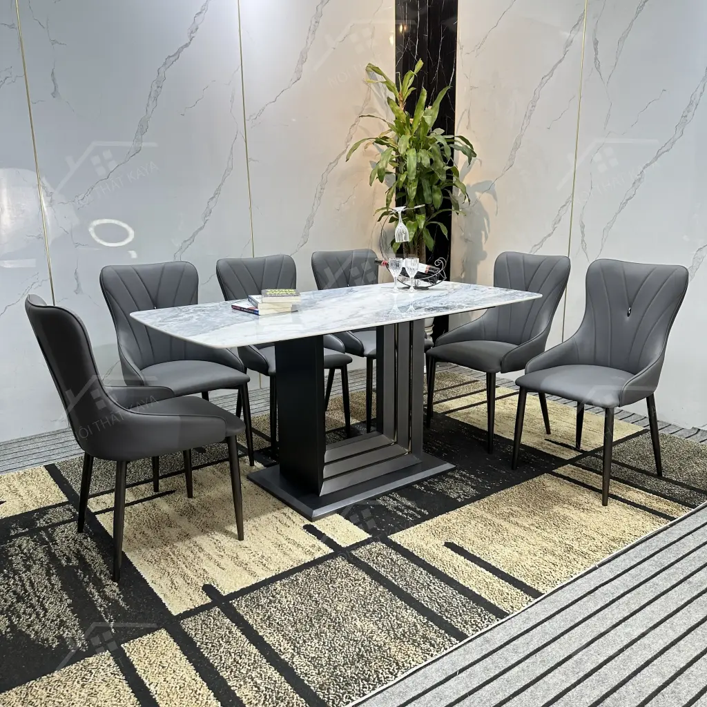 Bộ Bàn Ghế Nhập Khẩu Eric - 6 Ghế - K35