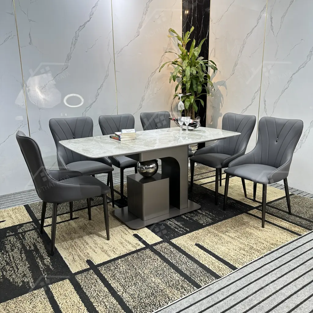 Bộ Bàn Ghế Nhập Khẩu Eric - 6 Ghế - K36
