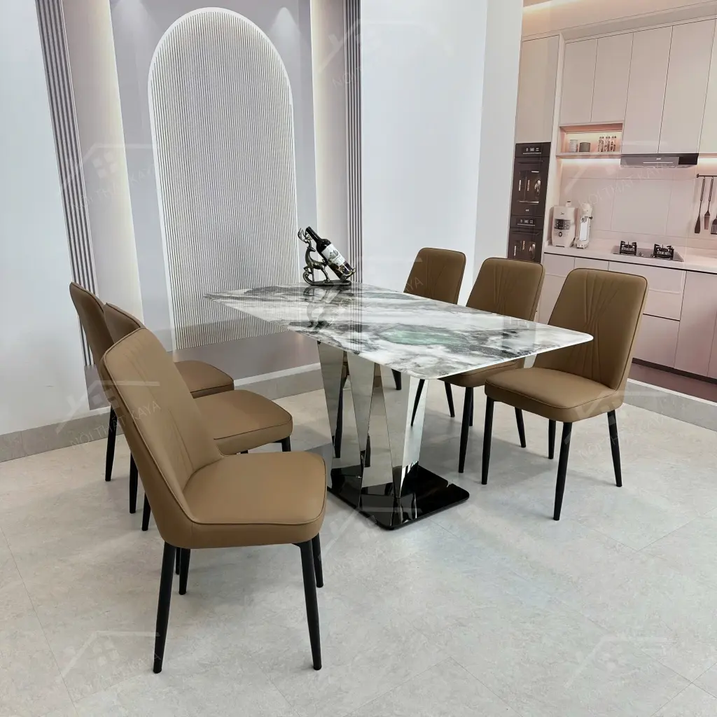 Bộ Bàn Ghế Nhập Khẩu Erica - 6 Ghế - K83 (1)