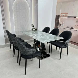 Bộ Bàn Ghế Nhập Khẩu Gina - 6 Ghế - K79