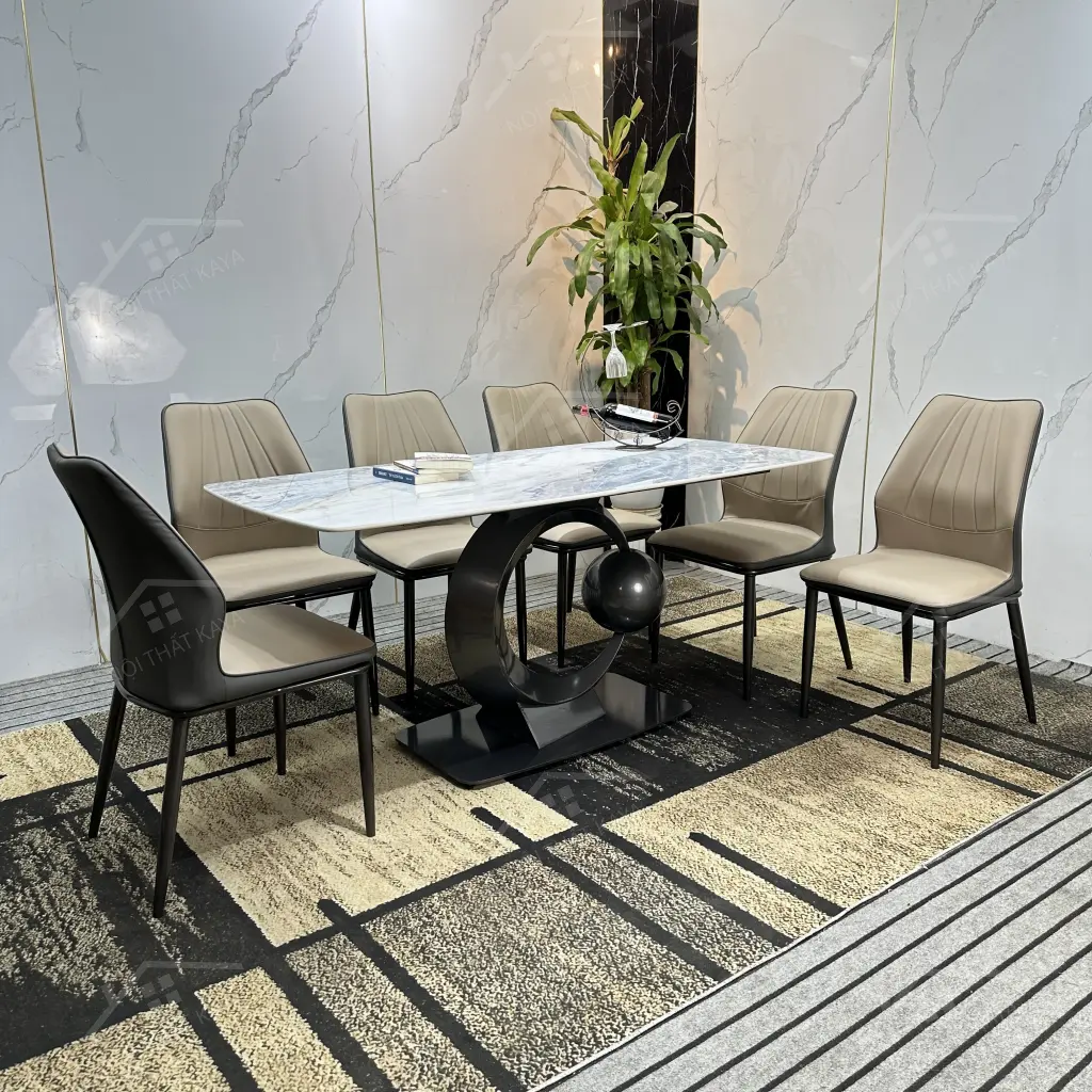 Bộ Bàn Ghế Nhập Khẩu Jena - 6 Ghế - K38