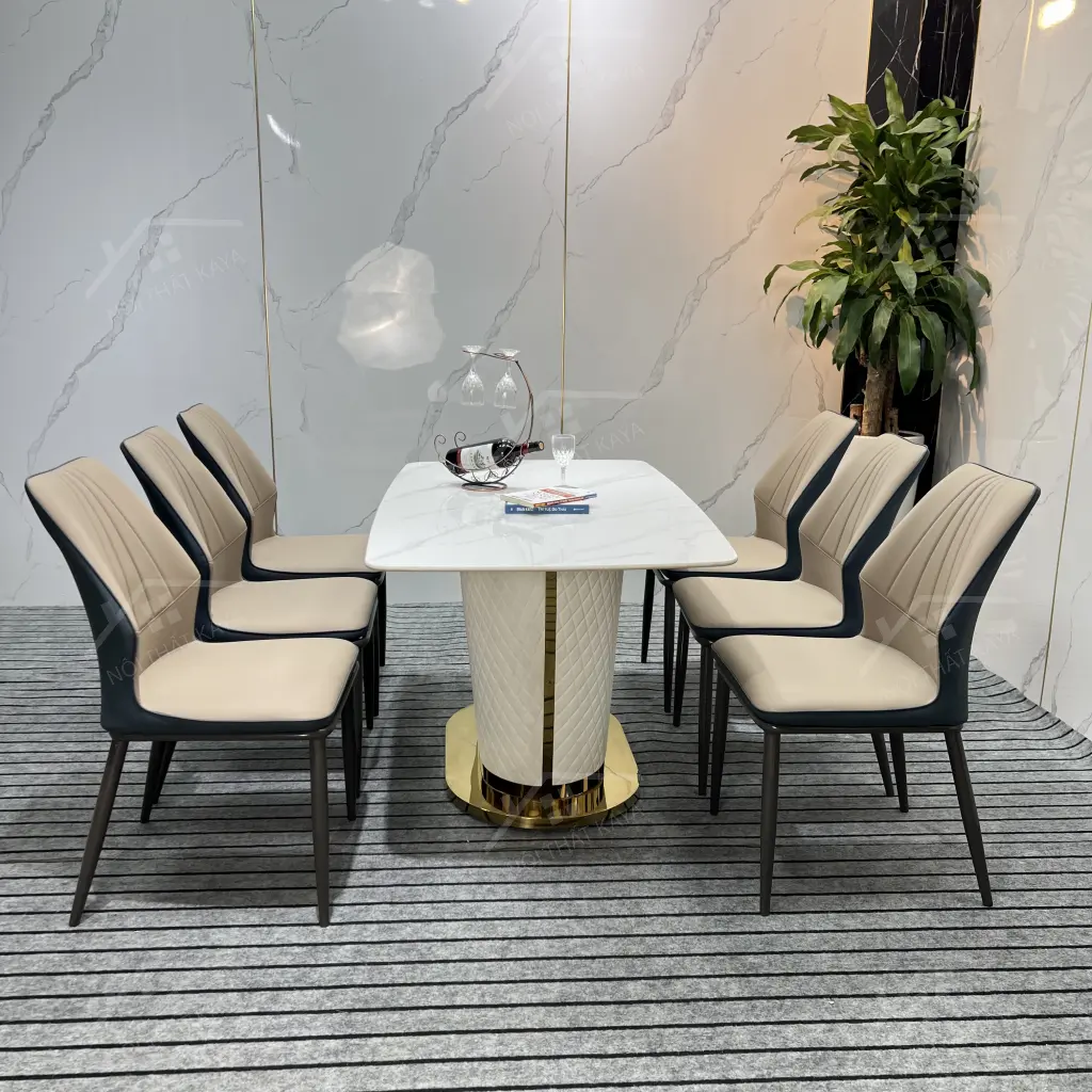 Bộ Bàn Ghế Nhập Khẩu Jena - 6 Ghế - K41
