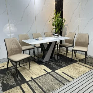 Bộ Bàn Ghế Nhập Khẩu Jena - 6 Ghế - K42