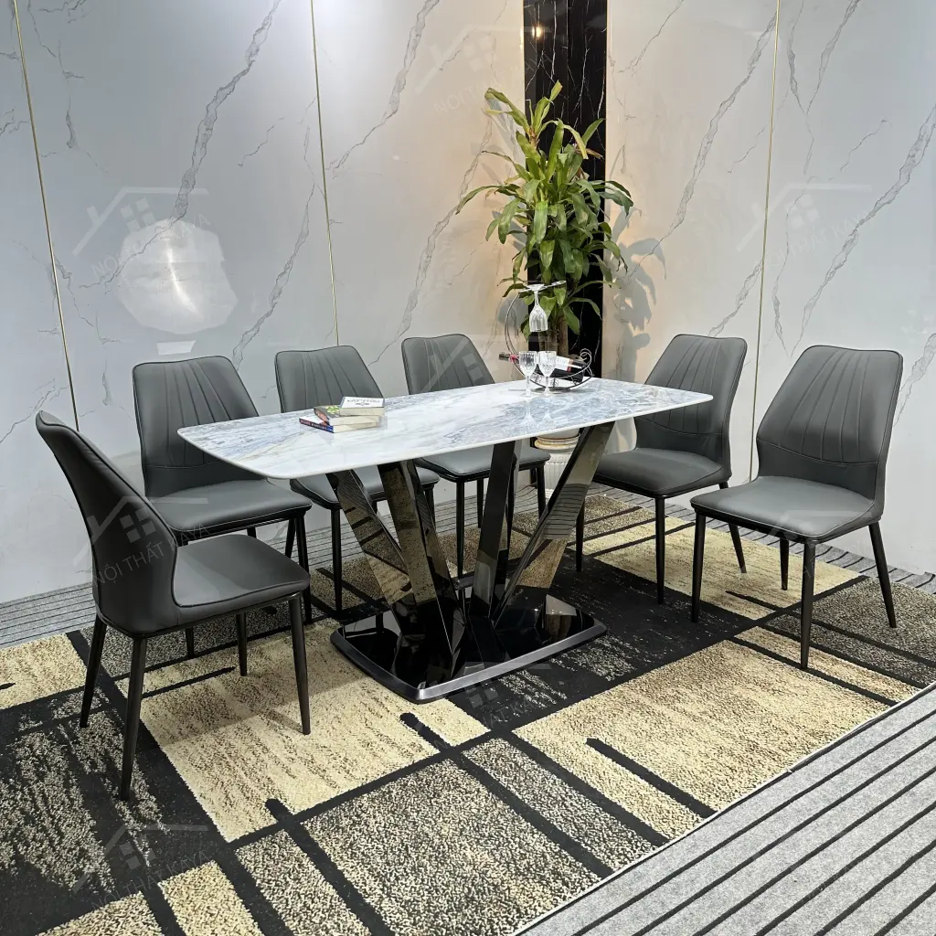 Bộ Bàn Ghế Nhập Khẩu Jena - 6 Ghế - K52
