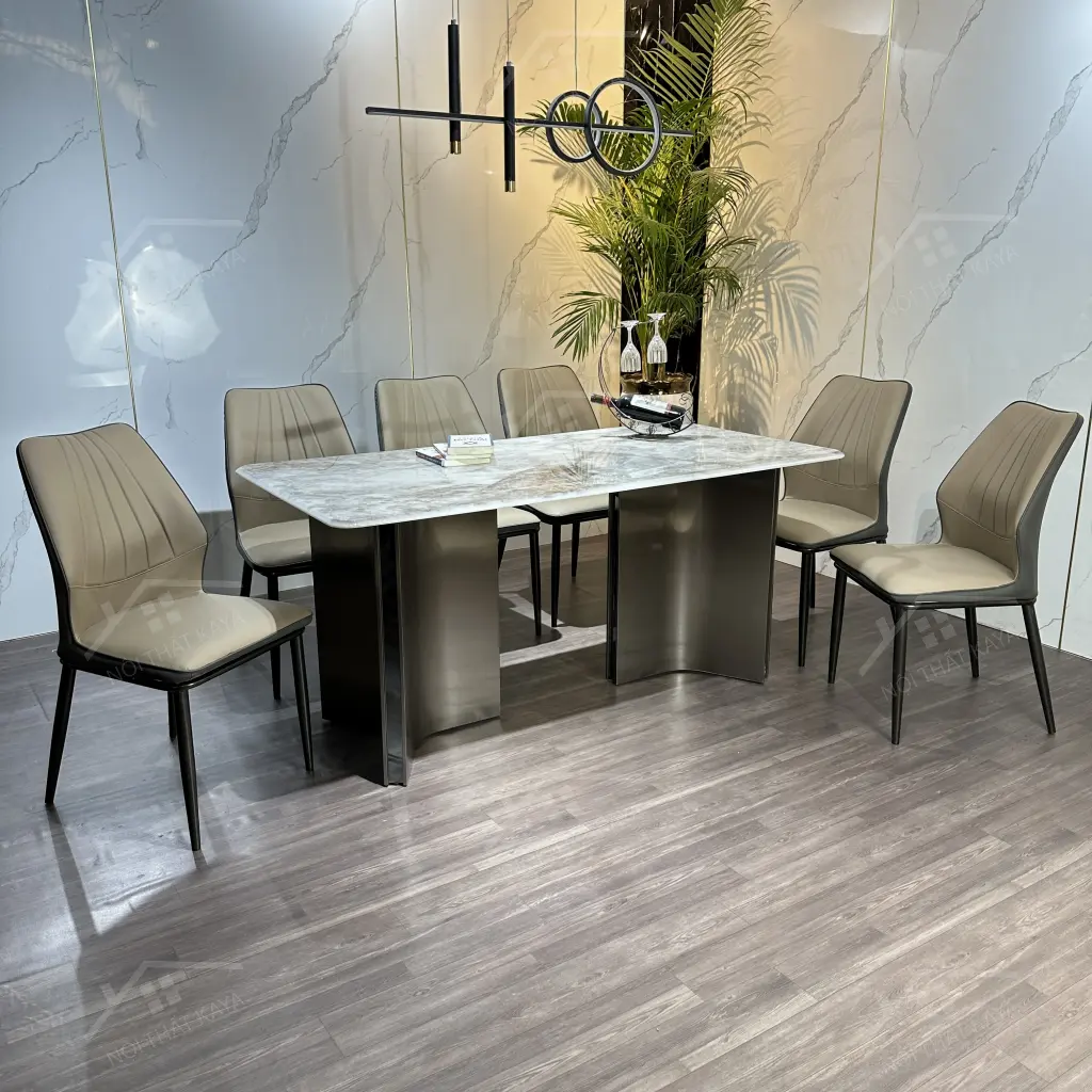 Bộ Bàn Ghế Nhập Khẩu Jena - 6 Ghế - K59